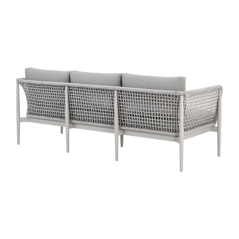 Rhodes - Outdoor Patio Sofa - Light Gray - Premium Sofas from Armen Living - Just $2475! Shop now at brett interiors