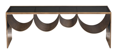 Reed - Coffee Table - Brass / Black - Premium Coffee Tables from Zuo Modern - Just $1225! Shop now at brett interiors