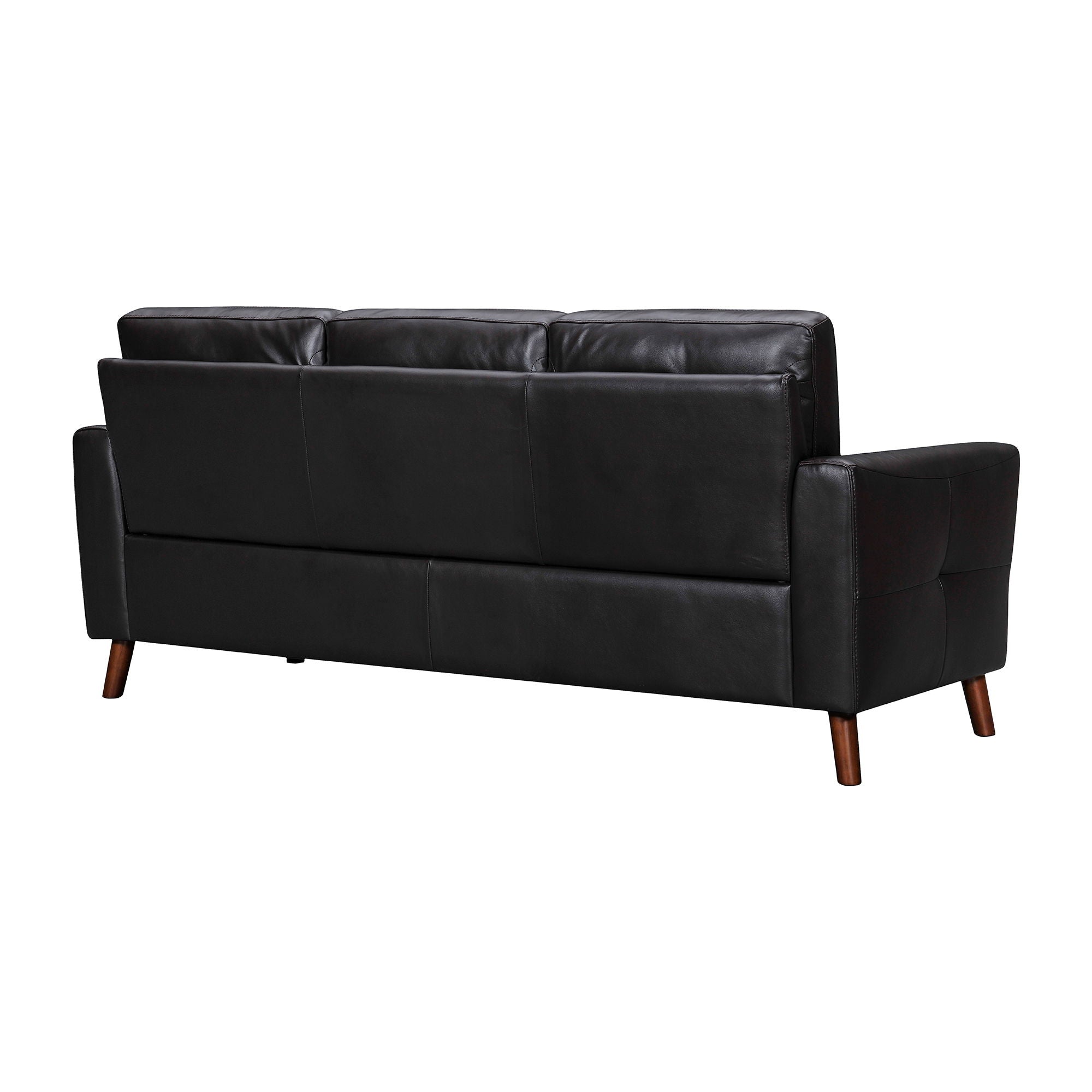 Almafi - 82" Leather Sofa - Premium Stationary Sofas from Armen Living - Just $3010! Shop now at brett interiors
