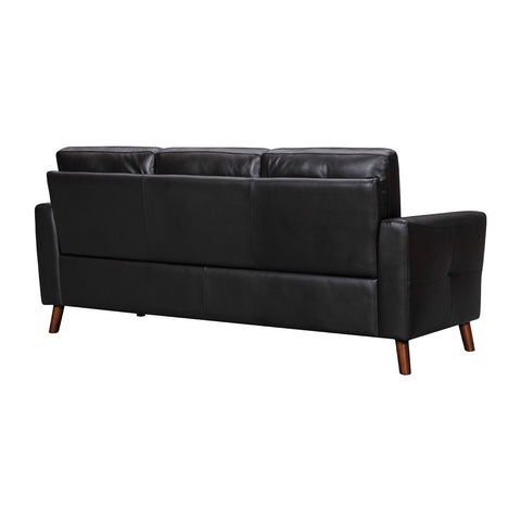 Almafi - 82" Leather Sofa - Premium Stationary Sofas from Armen Living - Just $3010! Shop now at brett interiors