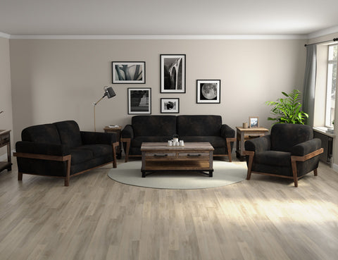 Loft Brown - Sofa - Premium Stationary Sofas from International Furniture Direct - Just $1450! Shop now at brett interiors