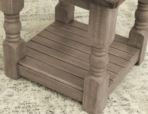 Natural Stone - Chairside Table - Taupe Brown - Premium Chair Side Tables from International Furniture Direct - Just $425! Shop now at brett interiors