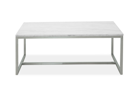 Esme - Rectangular Cocktail Table - White - Premium Cocktail Tables from Magnussen Furniture - Just $699! Shop now at brett interiors