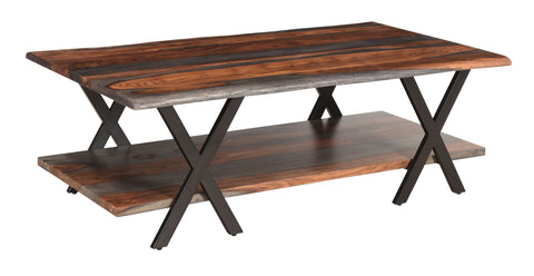 Sierra II - Cocktail Table - Brown - Premium Cocktail Tables from Coast2Coast Home - Just $2062.50! Shop now at brett interiors