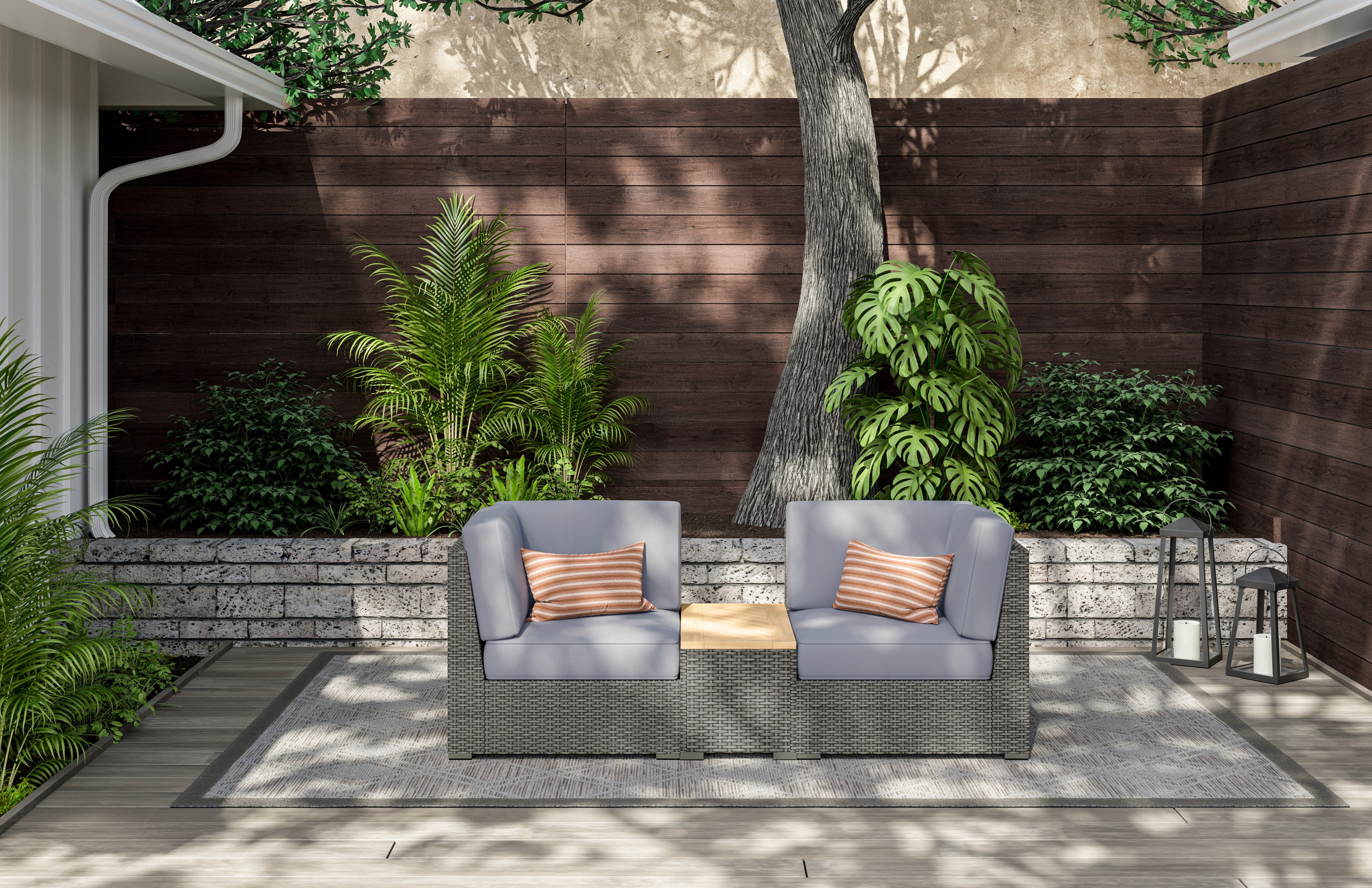 Boca Raton - Outdoor Set - Premium 3 Piece Outdoor Sets from Homestyles - Just $2172.43! Shop now at brett interiors