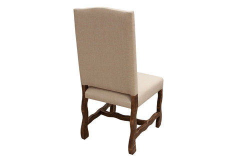 Marquez - Upholstered Chair With Tufted Back - Two Tone Light Brown - Premium Side Chairs from International Furniture Direct - Just $370! Shop now at brett interiors