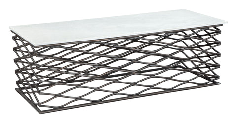 Duchess - Coffee Table - White / Antique Bronze - Premium Coffee Tables from Zuo Modern - Just $2500! Shop now at brett interiors