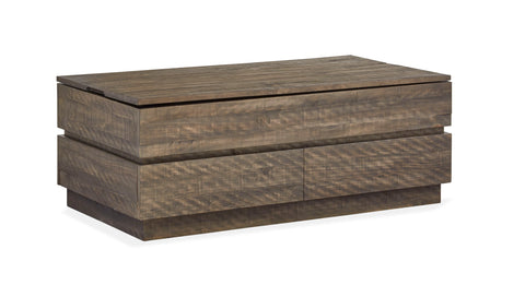Baisden - Lift Top Storage Cocktail Table With Casters - Tobacco - Premium Cocktail Tables from Magnussen Furniture - Just $969! Shop now at brett interiors