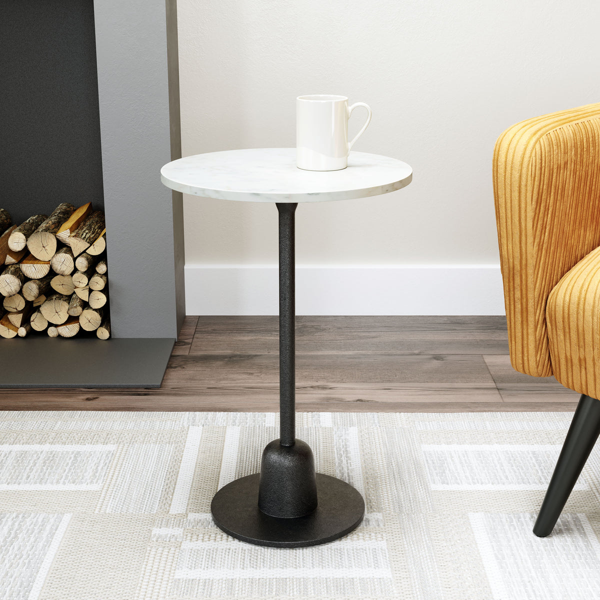 Whammy - Side Table - White / Black - Premium Side Tables from Zuo Modern - Just $375! Shop now at brett interiors