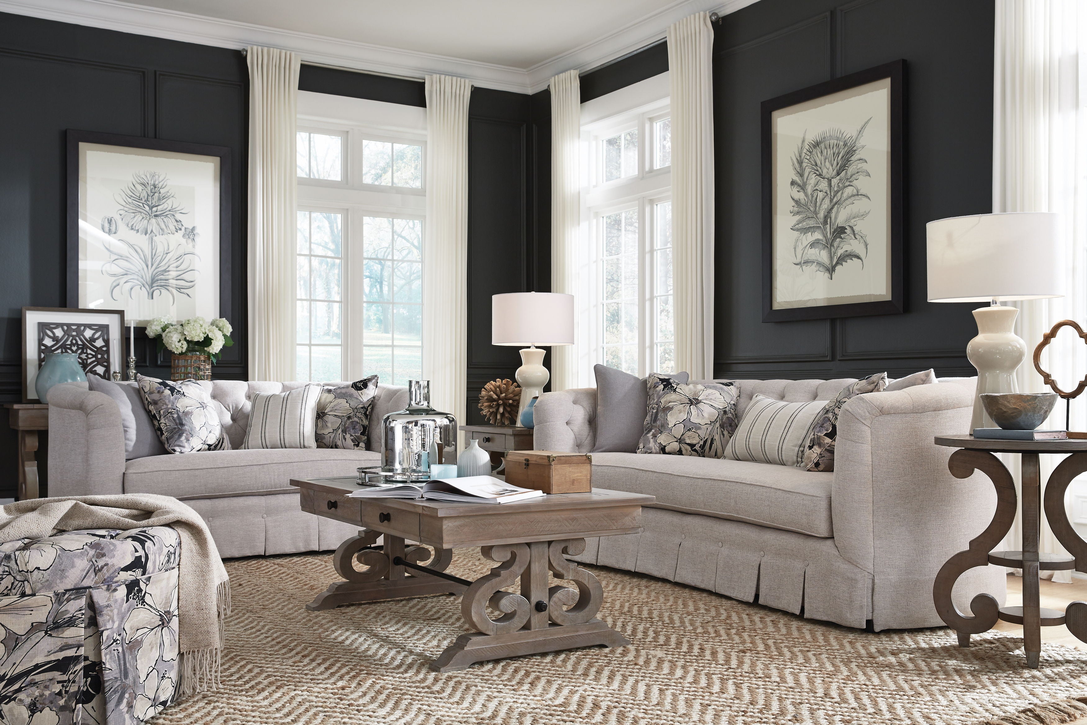 Tinley Park - Rectangular Cocktail Table - Dove Tail Grey - Premium Cocktail Tables from Magnussen Furniture - Just $799! Shop now at brett interiors