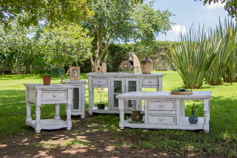 Aruba - Chairside Table - Premium Chair Side Tables from International Furniture Direct - Just $280! Shop now at brett interiors