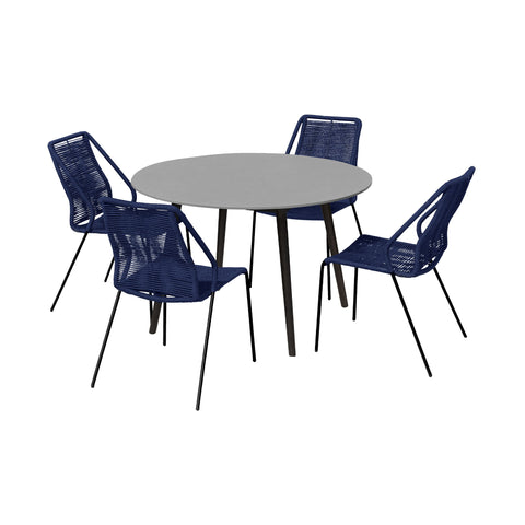 Kylie And Clip - Outdoor Patio Dining Set - Premium 3 Piece Outdoor Sets from Armen Living - Just $1310! Shop now at brett interiors