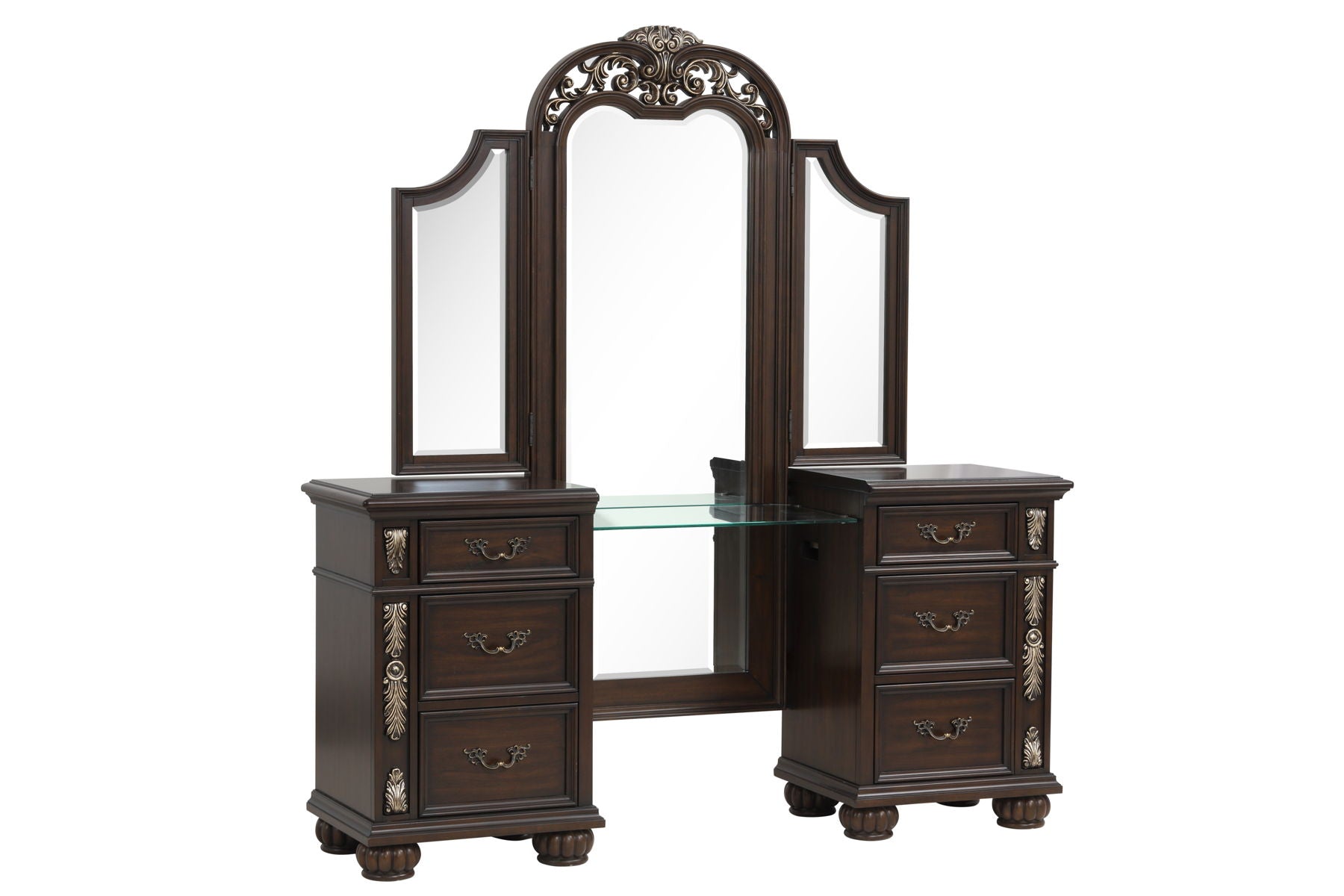 Maximus - Vanity Table - Madeira - Premium Vanity Desks from New Classic - Just $825! Shop now at brett interiors