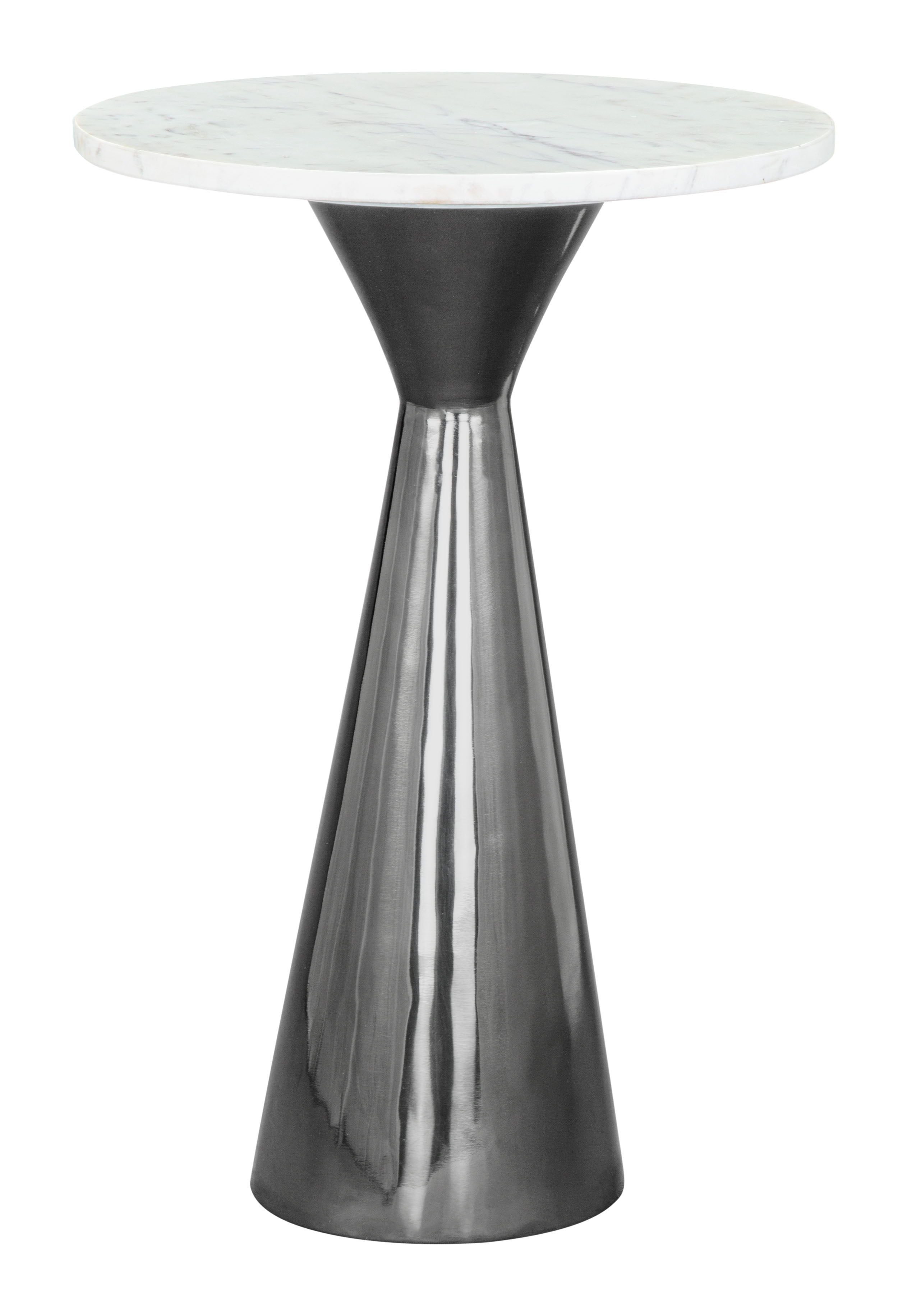 Tim - Side Table - White / Black - Premium Chair Side Tables from Zuo Modern - Just $575! Shop now at brett interiors