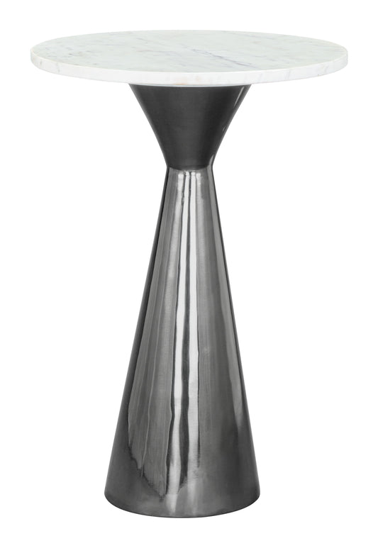 Tim - Side Table - White / Black - Premium Chair Side Tables from Zuo Modern - Just $575! Shop now at brett interiors