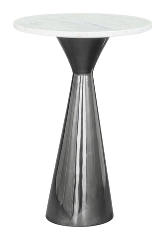 Tim - Side Table - White / Black - Premium Chair Side Tables from Zuo Modern - Just $575! Shop now at brett interiors