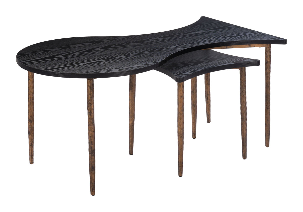 Norden - Coffee Table Set - Black / Bronze - Premium Table Sets from Zuo Modern - Just $725! Shop now at brett interiors