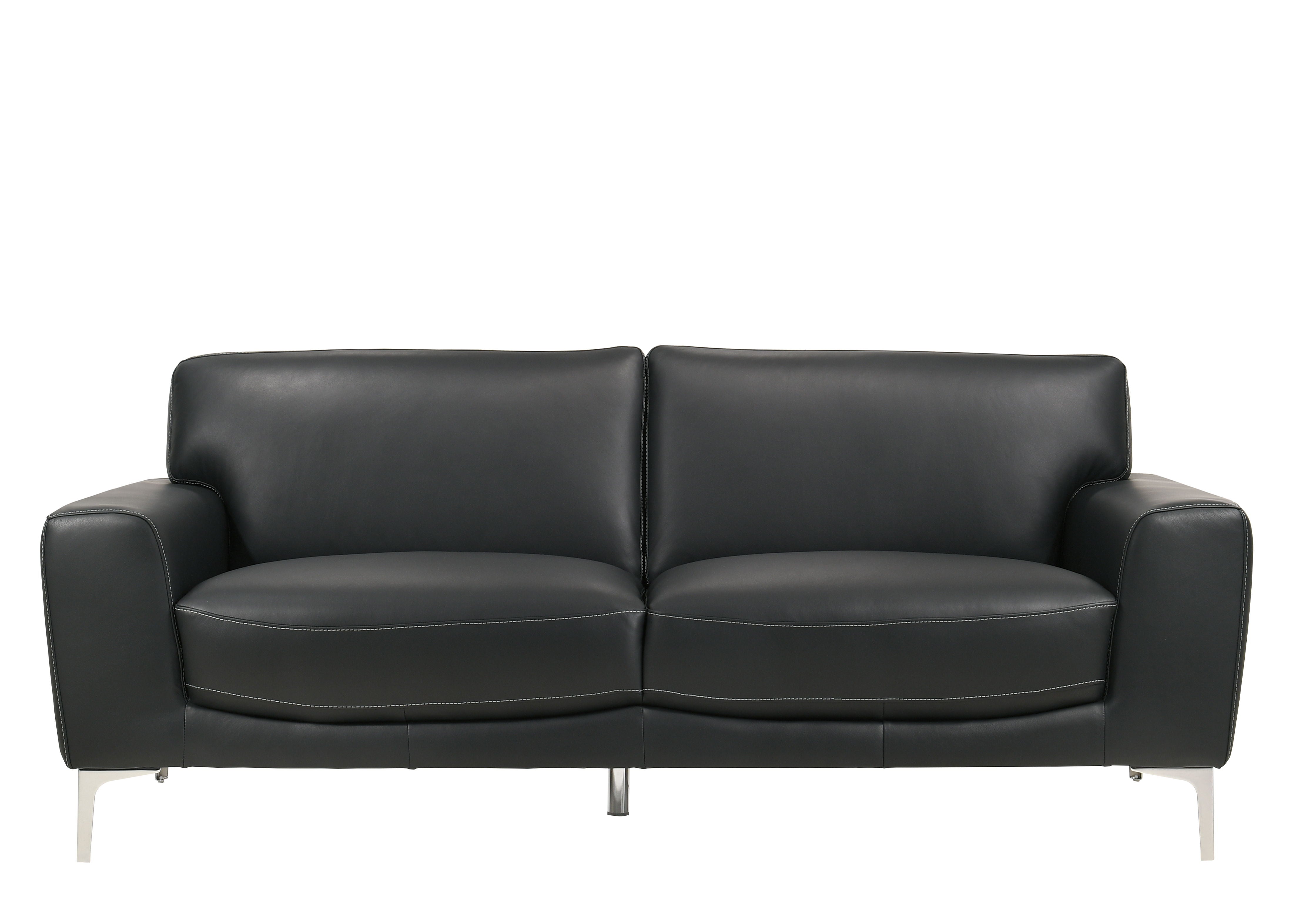 Carrara - Sofa - Black - Premium Stationary Sofas from New Classic - Just $1222.50! Shop now at brett interiors
