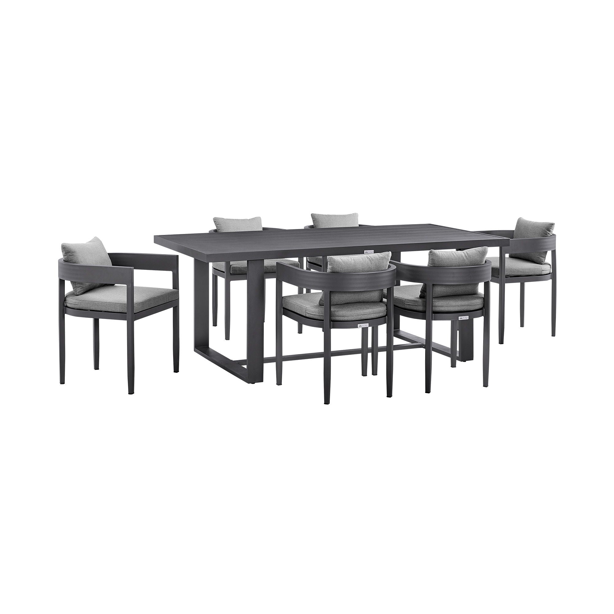 Menorca - Outdoor Patio Dining Table Set - Premium 5 Piece Outdoor Sets from Armen Living - Just $4202.50! Shop now at brett interiors
