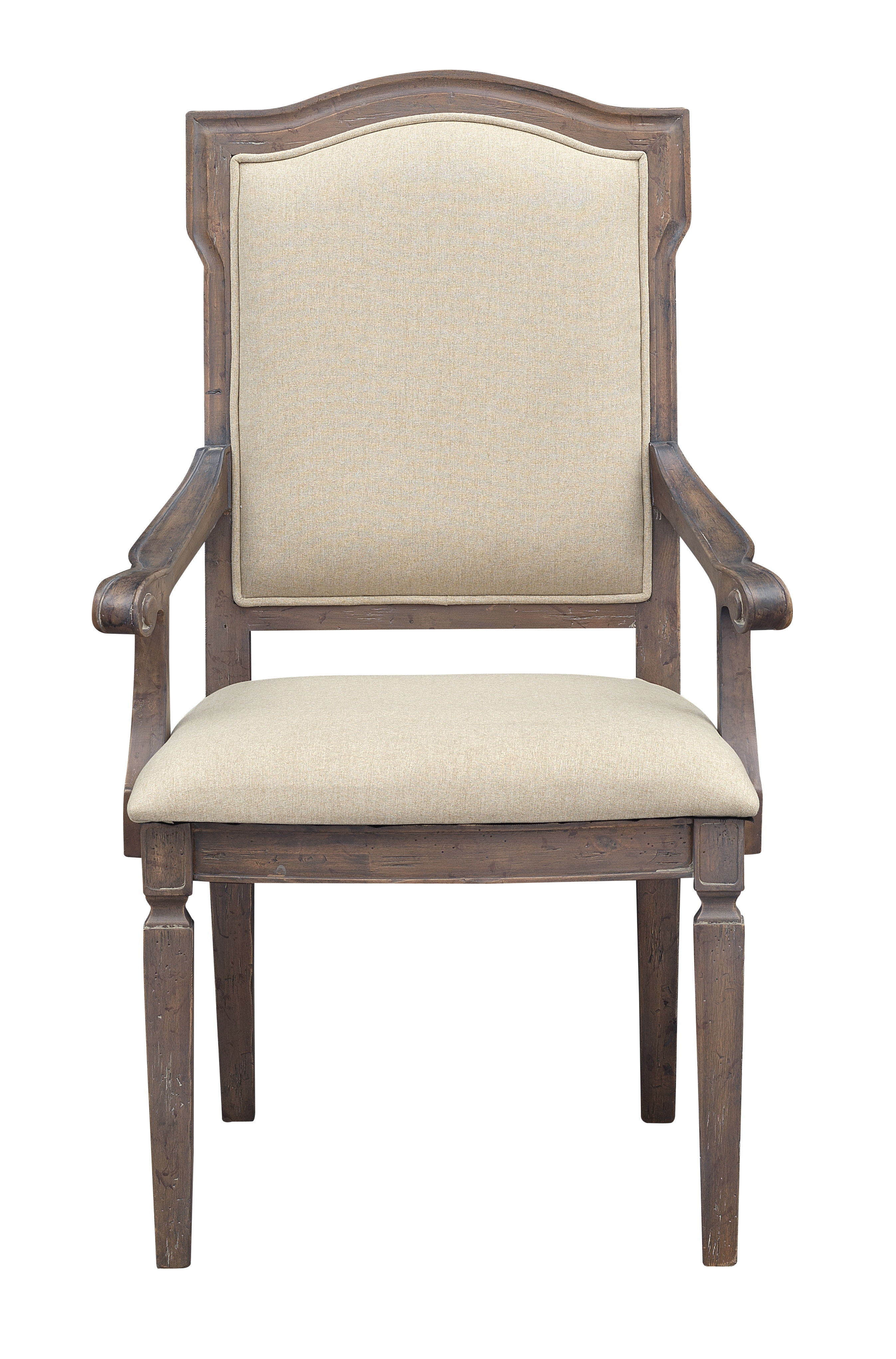 Sussex - Upholstered Dining Arm Chairs (Set of 2) - Russet Brown - Premium Chair Sets from Coast2Coast Home - Just $4125! Shop now at brett interiors