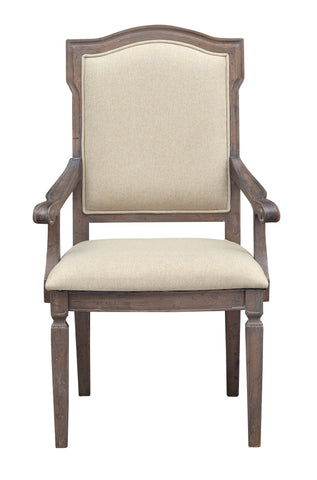 Sussex - Upholstered Dining Arm Chairs (Set of 2) - Russet Brown - Premium Chair Sets from Coast2Coast Home - Just $4125! Shop now at brett interiors