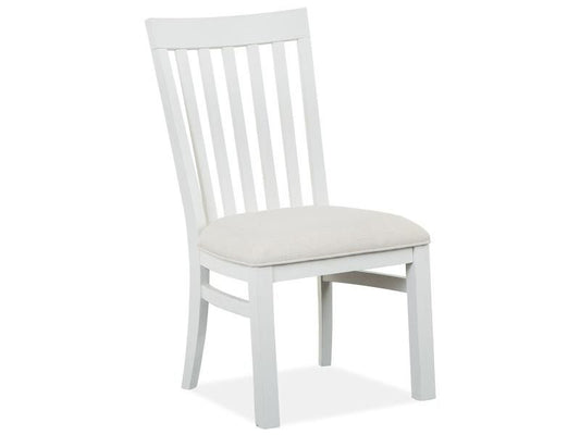 Harper Springs - Dining Side Chair With Upholstered Seat (Set of 2) - Silo White - Premium Chair Sets from Magnussen Furniture - Just $515! Shop now at brett interiors