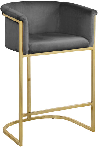 Donatella - Stool - Premium Adjustable Height from Meridian Furniture - Just $537.50! Shop now at brett interiors