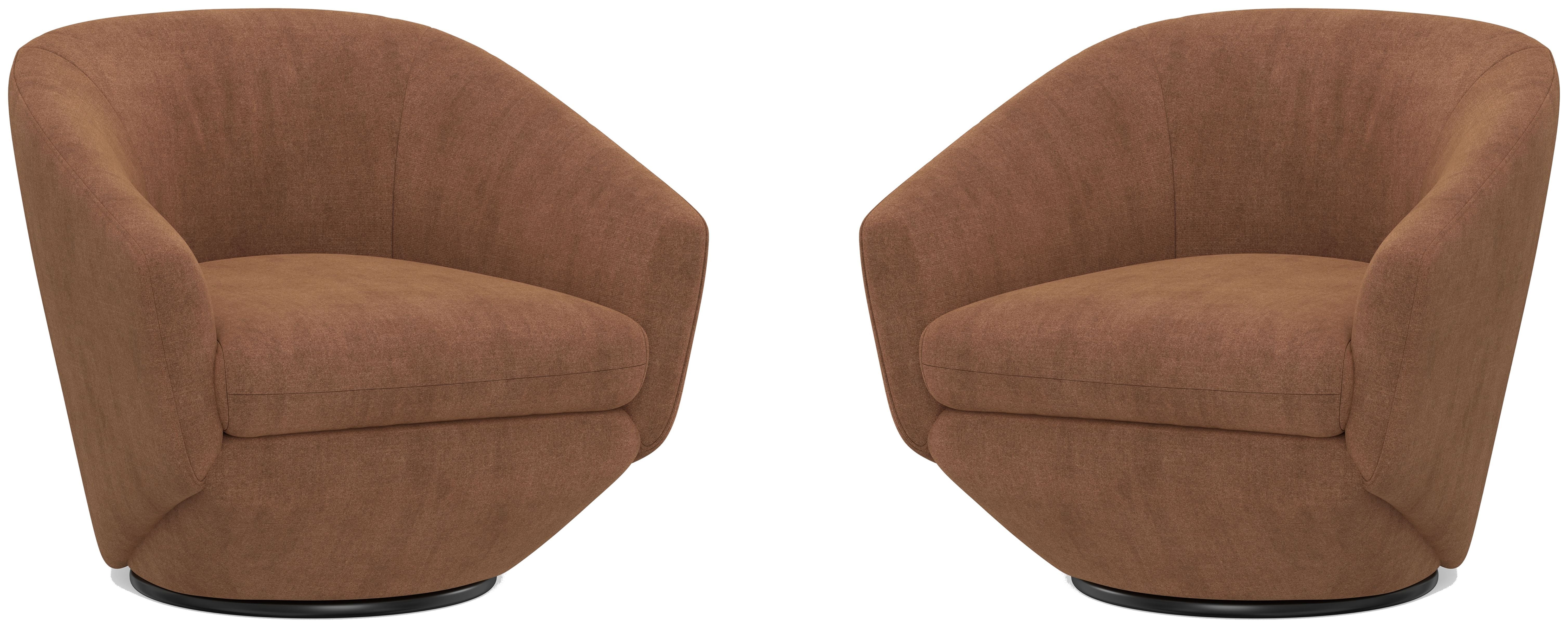 The Twist - Swivel Chair (Set of 2) - Elise Rust - Premium Chair Sets from Parker Living - Just $1200! Shop now at brett interiors