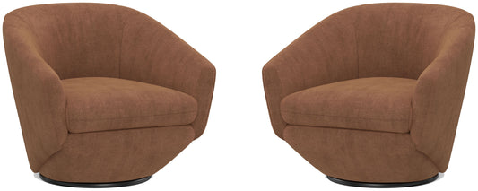 The Twist - Swivel Chair (Set of 2) - Elise Rust - Premium Chair Sets from Parker Living - Just $1200! Shop now at brett interiors
