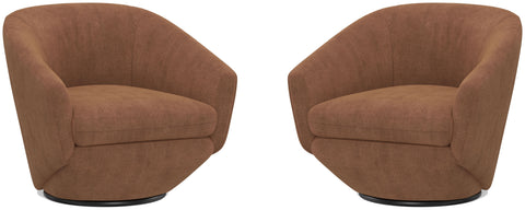 The Twist - Swivel Chair (Set of 2) - Elise Rust - Premium Chair Sets from Parker Living - Just $1200! Shop now at brett interiors