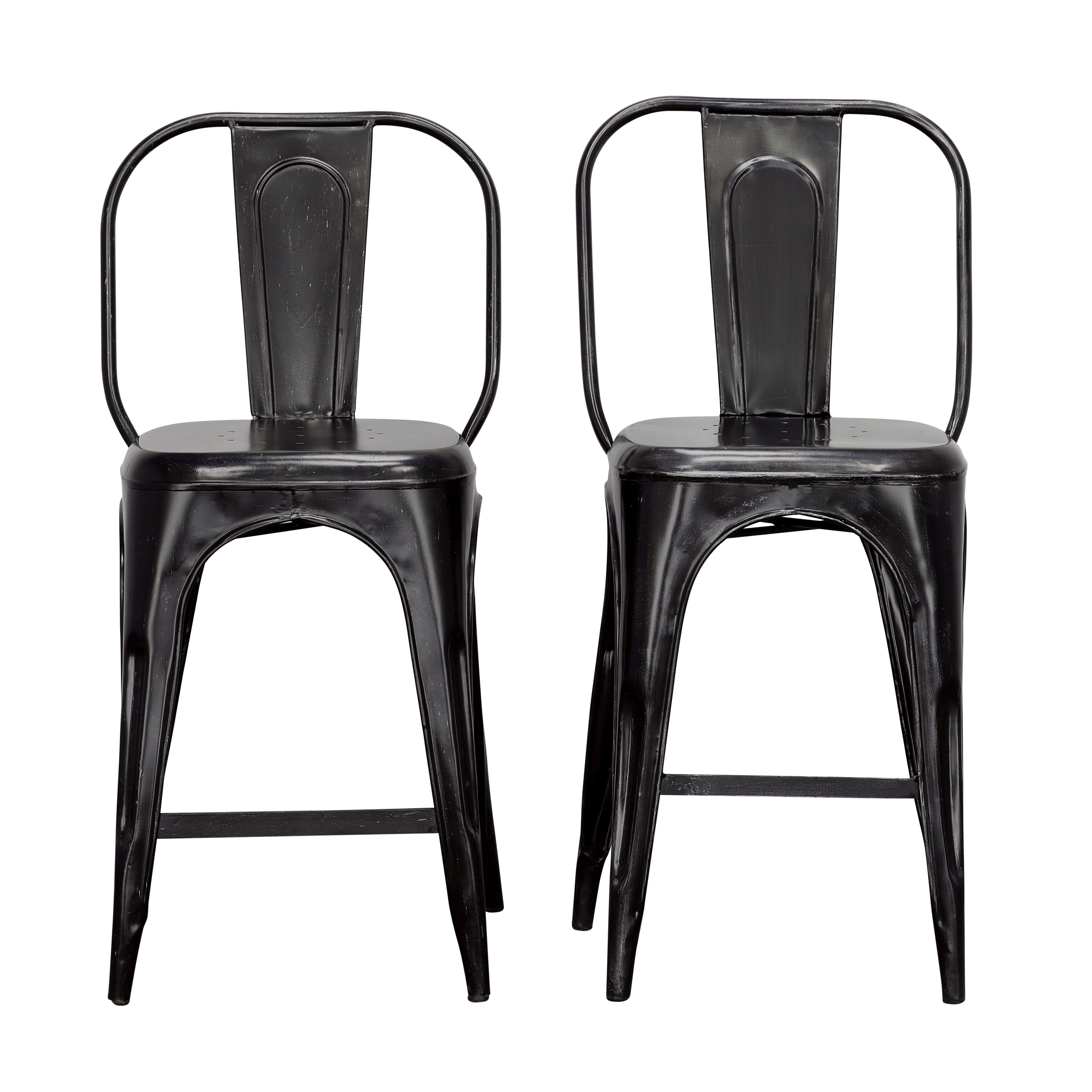 Inkwell - Counter Height Dining Chair (Set of 2) - Black - Premium Chair Sets from Coast2Coast Home - Just $2970! Shop now at brett interiors