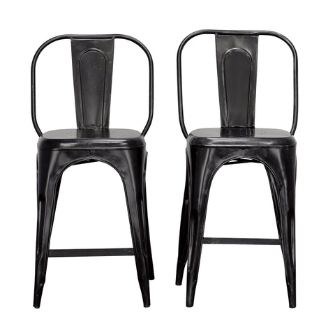 Inkwell - Counter Height Dining Chair (Set of 2) - Black - Premium Chair Sets from Coast2Coast Home - Just $2970! Shop now at brett interiors