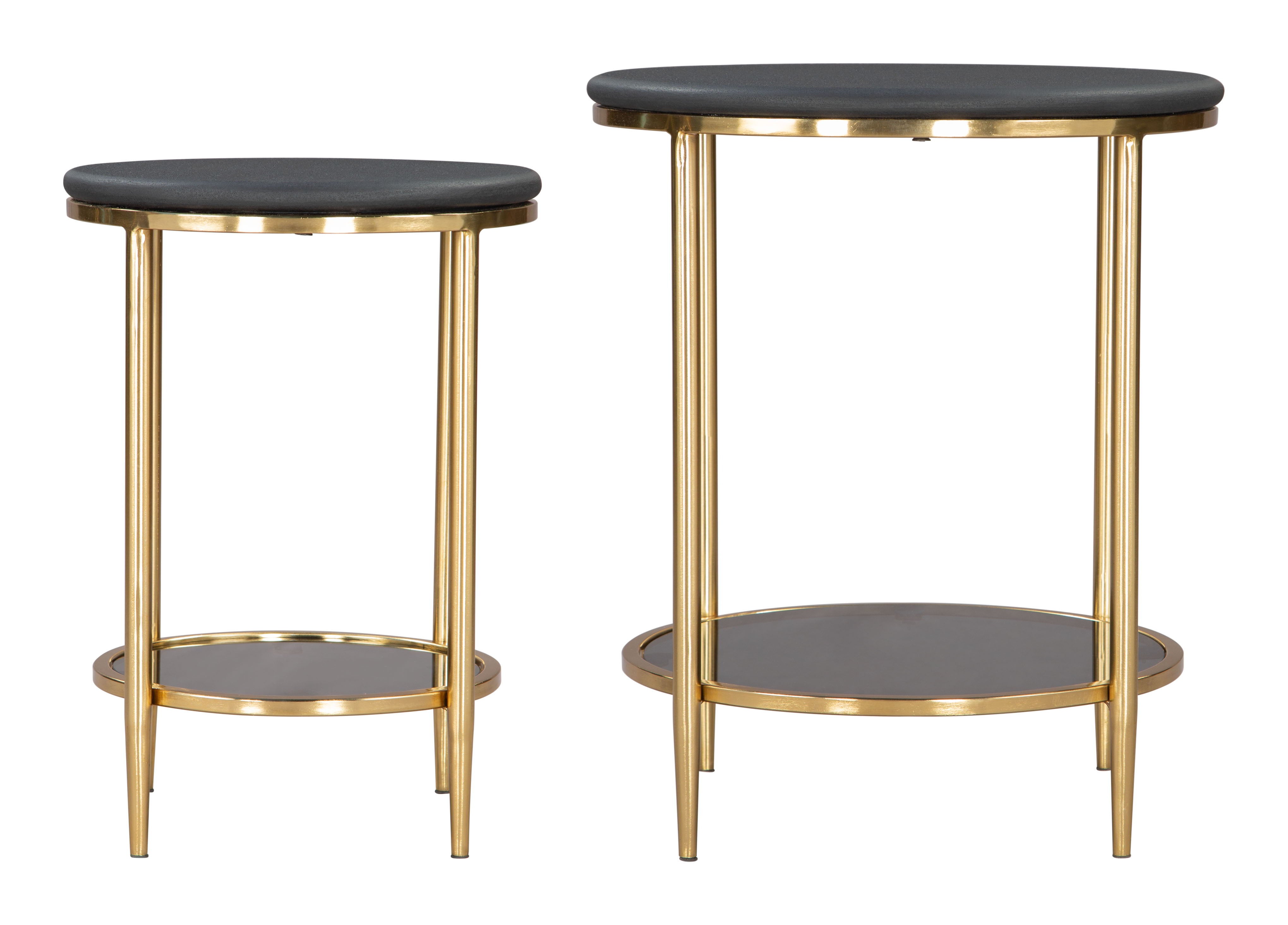 Koper - Coffee Table Set - Black - Premium Table Sets from Zuo Modern - Just $925! Shop now at brett interiors