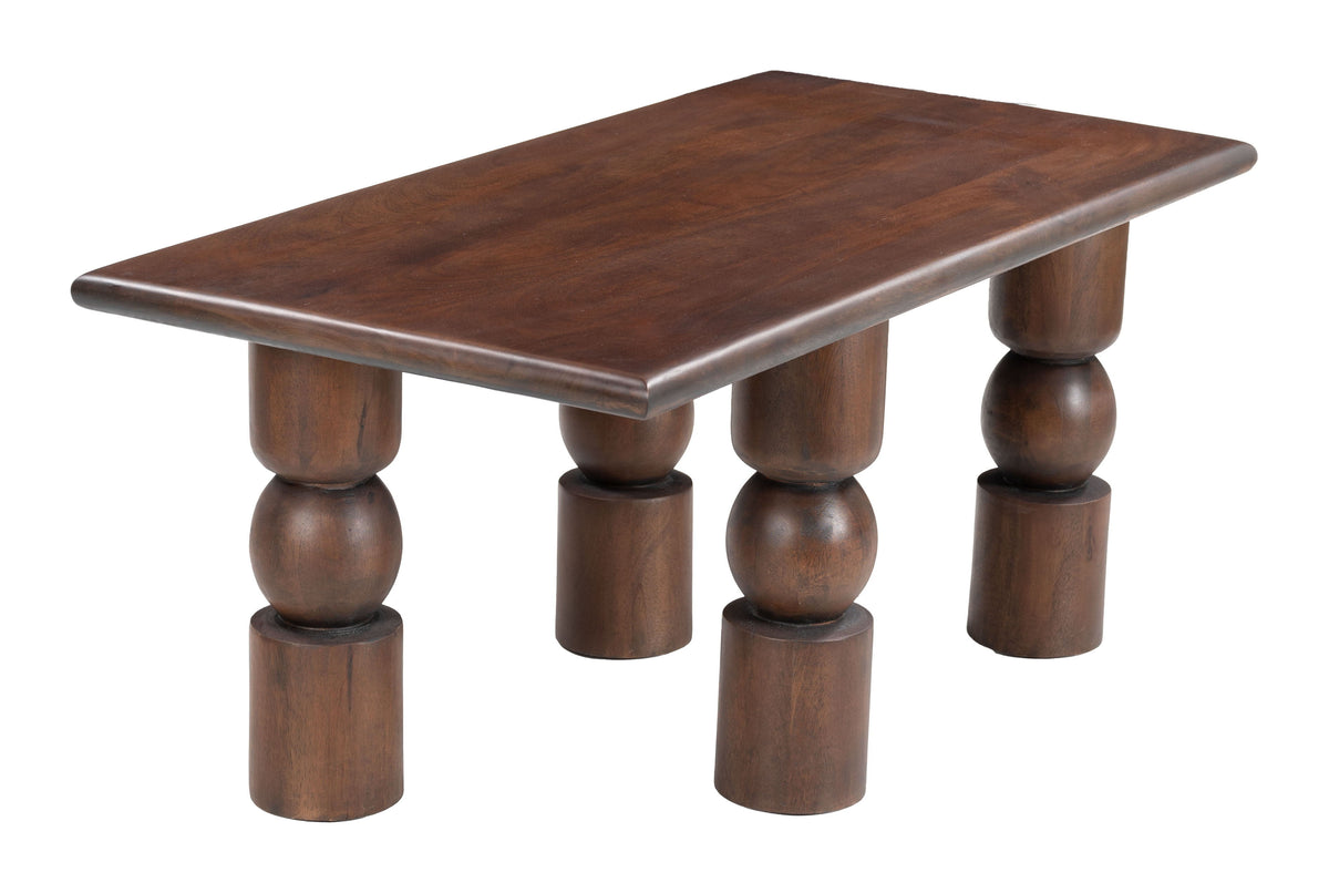 Split - Coffee Table - Brown - Premium Coffee Tables from Zuo Modern - Just $1100! Shop now at brett interiors