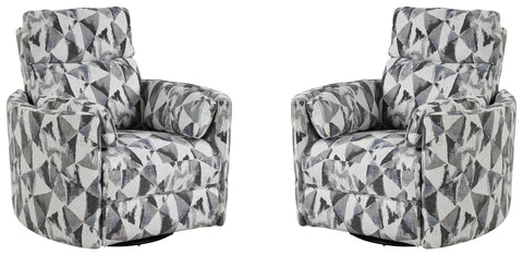 Radius - Power Swivel Glider Recliner (Set of 2) - Premium Chair Sets from Parker Living - Just $1745! Shop now at brett interiors