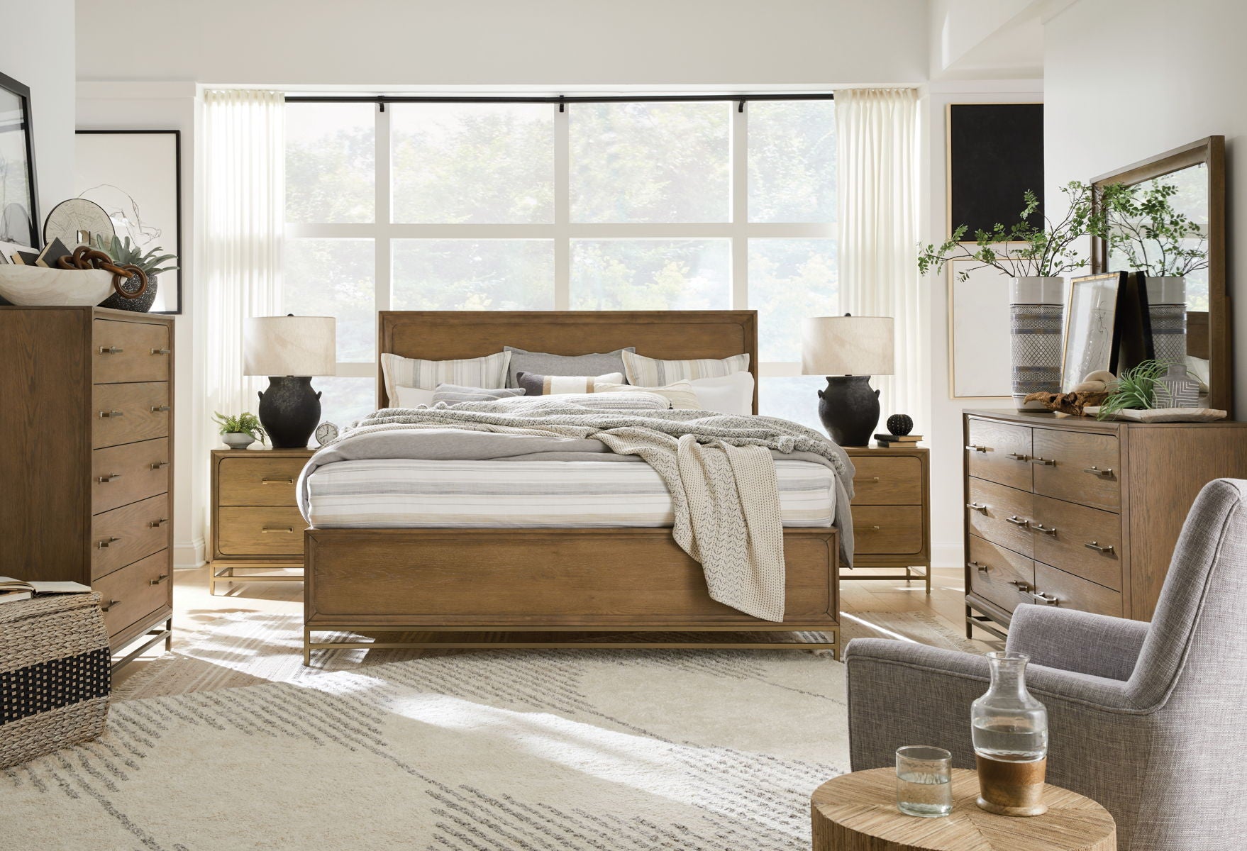 Lindon - Drawer Nightstand - Belgian Wheat - Premium Accent Nightstands from Magnussen Furniture - Just $659! Shop now at brett interiors