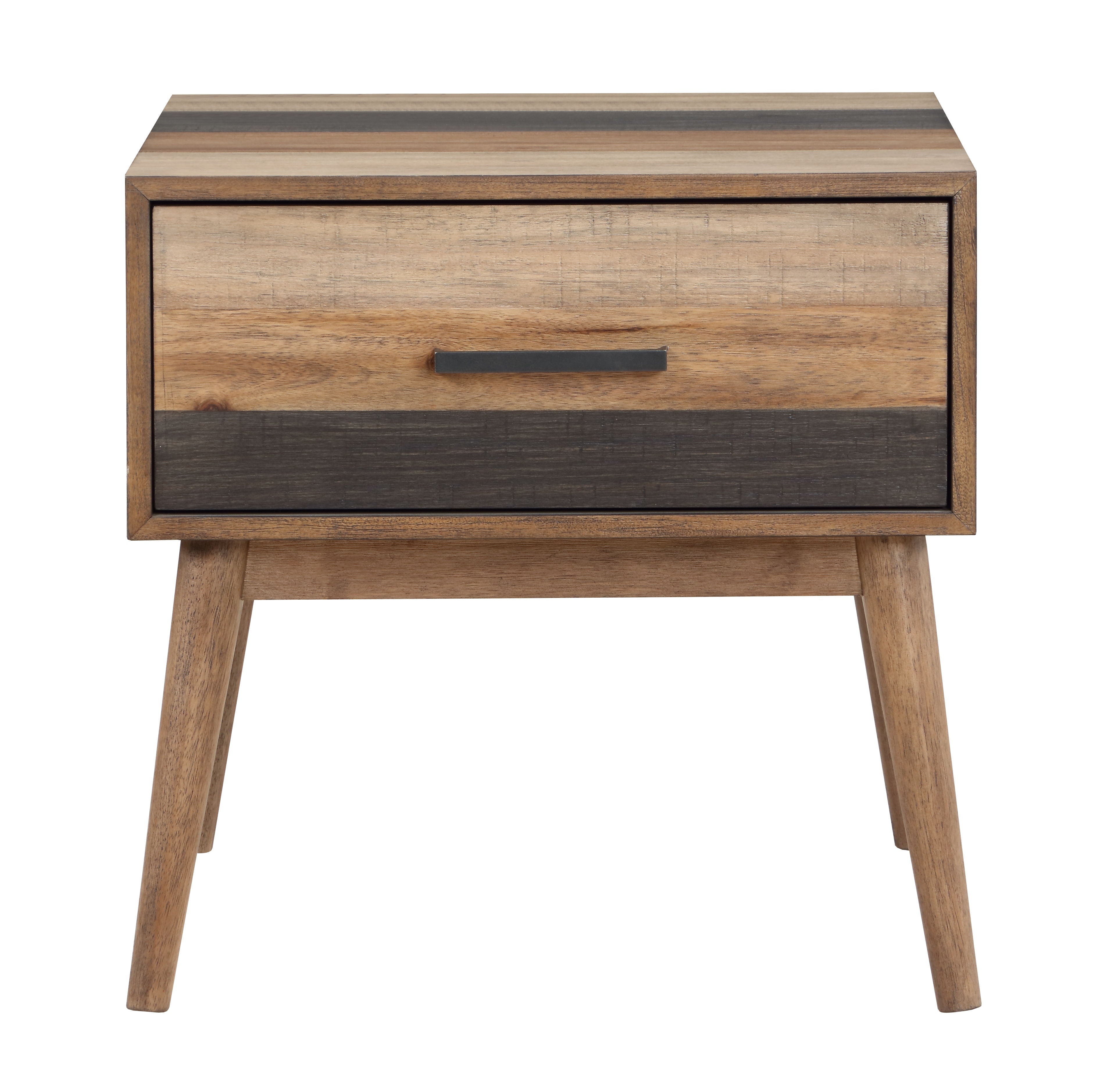 Wellington - One Drawer End Table - Browns / Black - Premium End Tables from Coast2Coast Home - Just $1237.50! Shop now at brett interiors