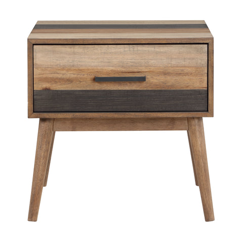 Wellington - One Drawer End Table - Browns / Black - Premium End Tables from Coast2Coast Home - Just $1237.50! Shop now at brett interiors