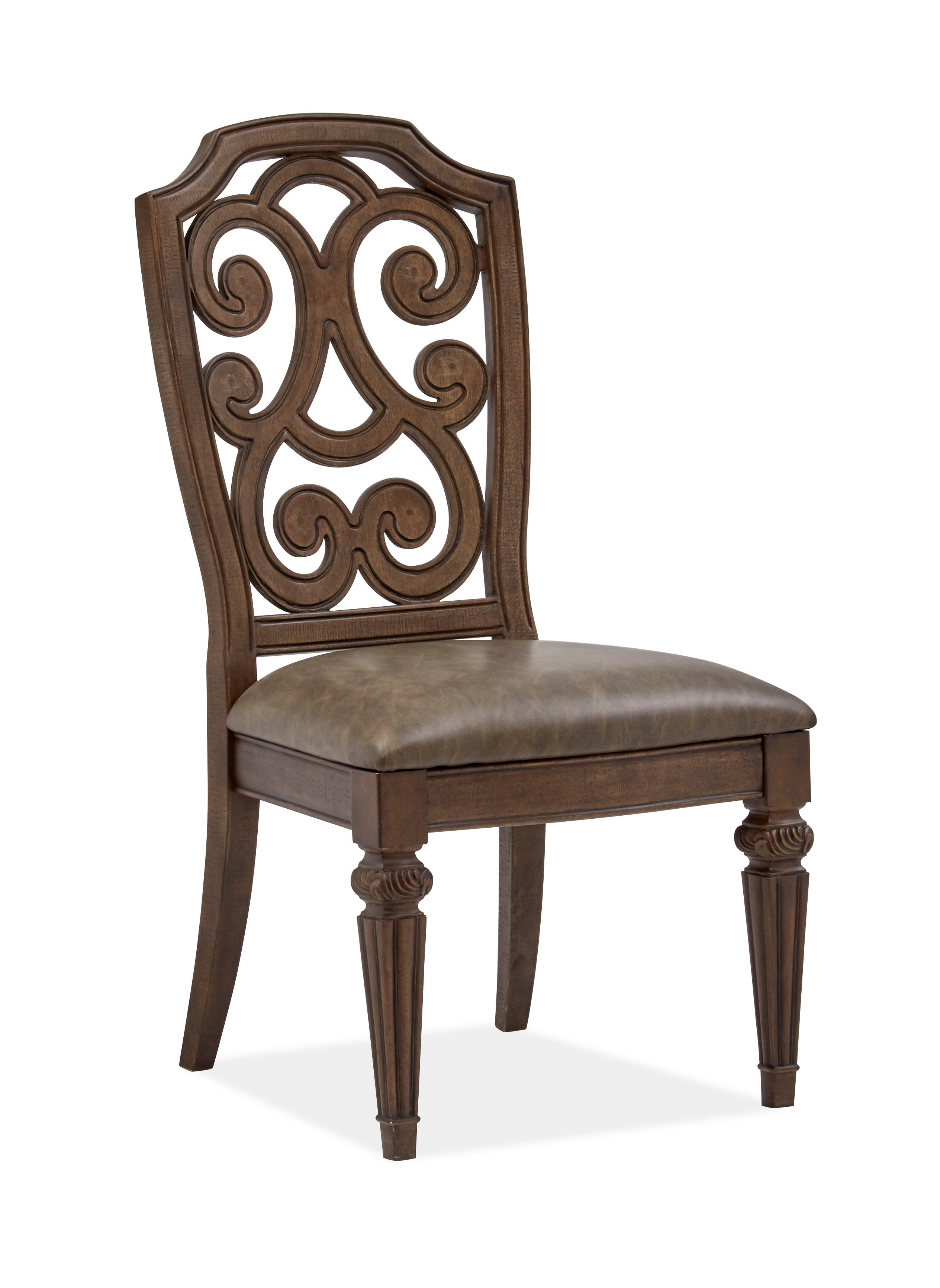 Durango - Wood Dining Side Chair With Upholstered Seat (Set of 2) - Willadeene Brown - Premium Chair Sets from Magnussen Furniture - Just $1120! Shop now at brett interiors