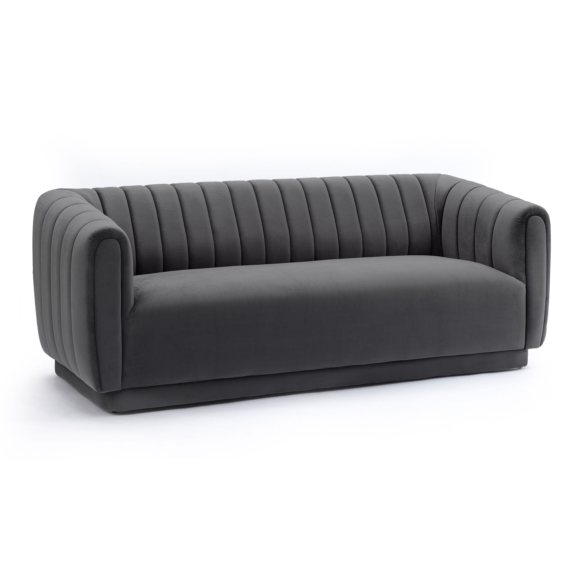 Kinsley - Modern Velvet Sofa - Premium Stationary Sofas from Armen Living - Just $1382.50! Shop now at brett interiors