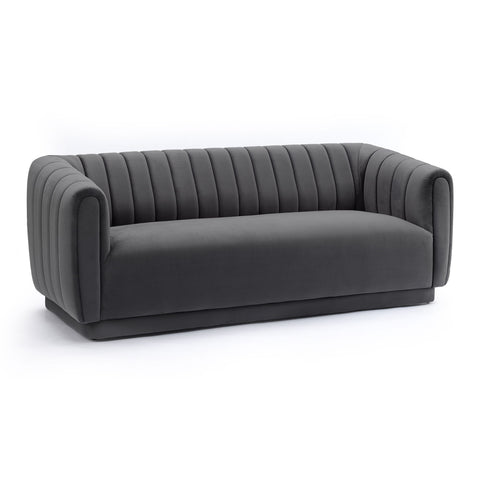 Kinsley - Modern Velvet Sofa - Premium Stationary Sofas from Armen Living - Just $1382.50! Shop now at brett interiors