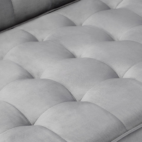 Somerset - Velvet Mid Century - Modern Sofa - Premium Stationary Sofas from Armen Living - Just $1392.50! Shop now at brett interiors