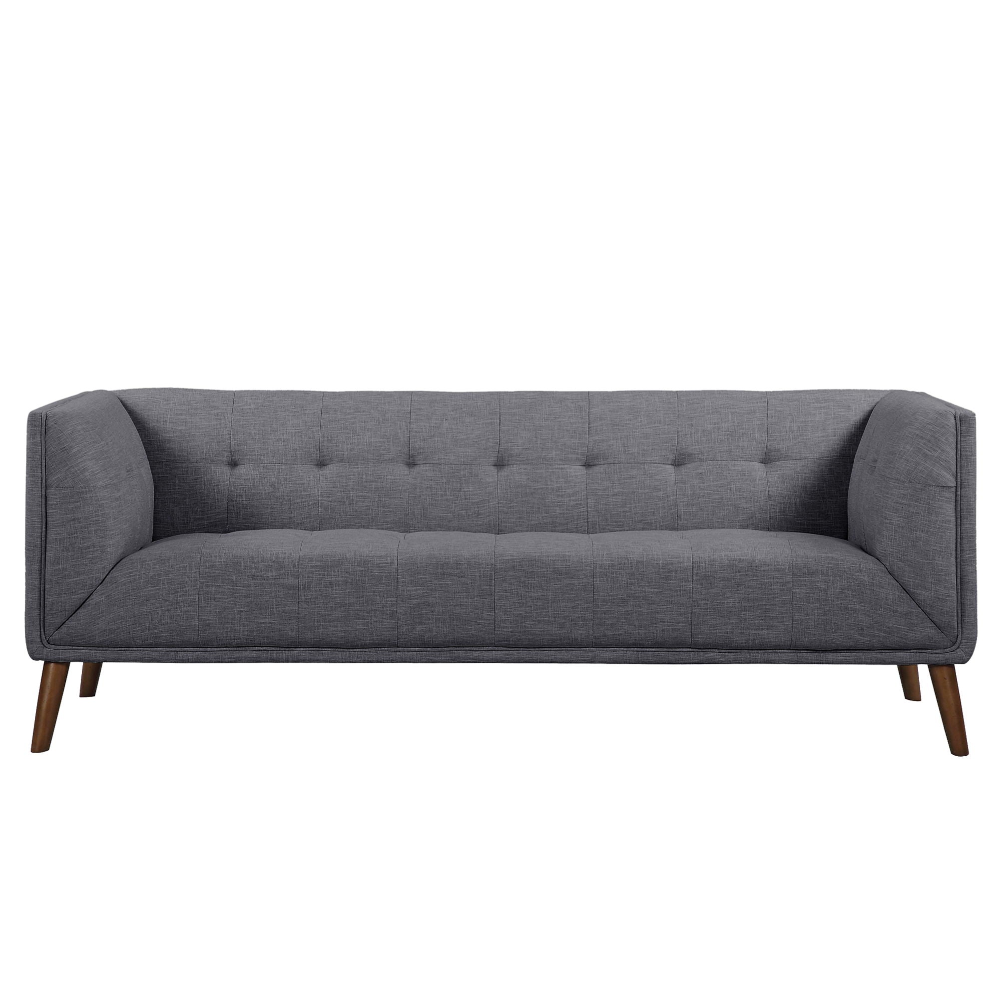 Hudson - Mid-Century Button - Tufted Sofa - Premium Stationary Sofas from Armen Living - Just $1287.50! Shop now at brett interiors