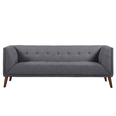 Hudson - Mid-Century Button - Tufted Sofa - Premium Stationary Sofas from Armen Living - Just $1287.50! Shop now at brett interiors