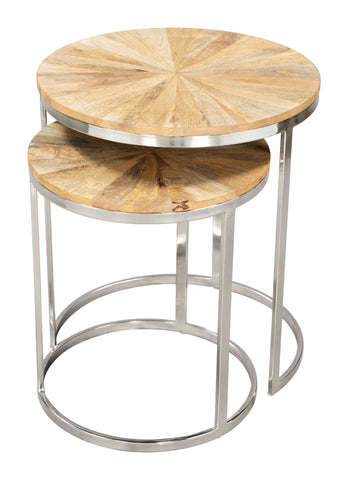 Bari - Coffee Table Set - Natural - Premium Nesting Tables from Zuo Modern - Just $750! Shop now at brett interiors