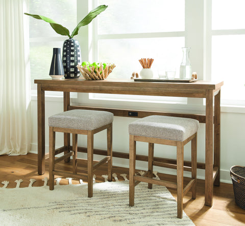 Lindon - Console Sofa Table - Belgian Wheat - Premium Sofa Tables from Magnussen Furniture - Just $899! Shop now at brett interiors