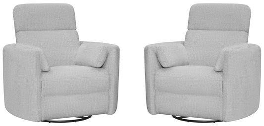 Radius - Manual Swivel Recliner (Set of 2) - Premium Chair Sets from Parker Living - Just $1145! Shop now at brett interiors