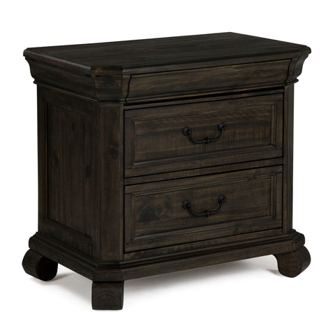 Bellamy - Drawer Nightstand - Peppercorn - Premium Accent Nightstands from Magnussen Furniture - Just $719! Shop now at brett interiors