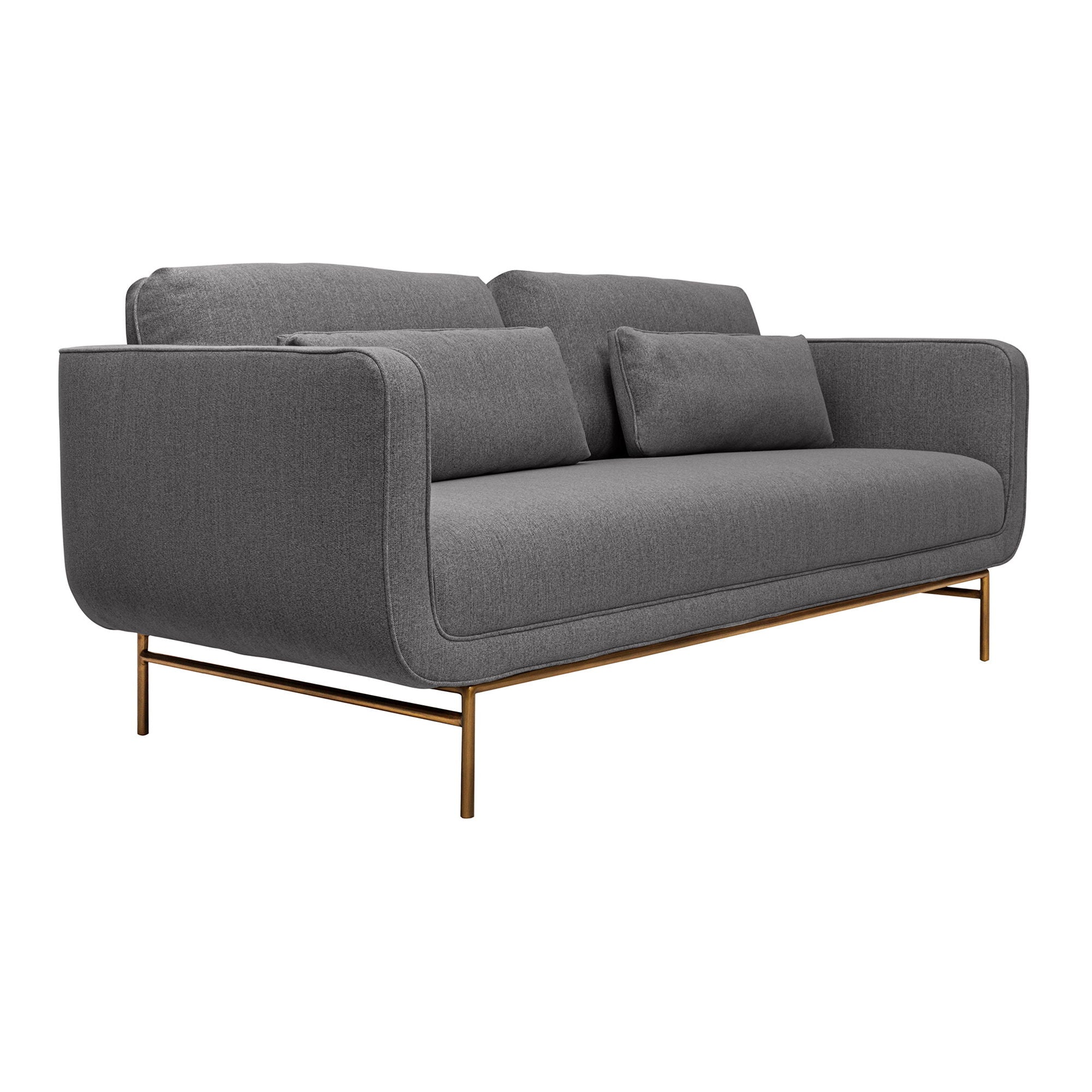 Lilou - 77" Fabric Sofa - Premium Stationary Sofas from Armen Living - Just $2190! Shop now at brett interiors