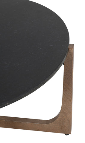 Campbell - Cocktail Table - Natural / Black Marble - Premium Cocktail Tables from Coast2Coast Home - Just $1155! Shop now at brett interiors